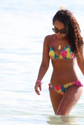 Leigh-Anne Pinnock Bikini Pics - Beach in Barbados, Dec. 2014