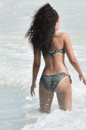 Leigh-Anne Pinnock in a Bikini on the Beach in Barbados - December 2014