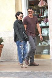 Lena Headey With Pedro Pascal - Shopping at The Grove in Los Angeles, December 2014