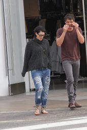 Lena Headey With Pedro Pascal - Shopping at The Grove in Los Angeles, December 2014