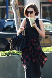 Lily Collins - Strolls Out in West Hollywood - December 2014