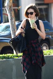 Lily Collins - Strolls Out in West Hollywood - December 2014
