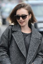 Lily Collins Style - Out in Beverly Hills, December 2014