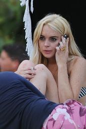 Lindsay Lohan - on the Set of Her Reality Show (2014)