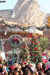 Lucy Hale - Disney Frozen Christmas 2014 Celebration in Lake Buena Vista