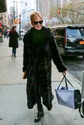 Melanie Griffith Style - Out in New York City, Dec. 2014