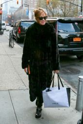 Melanie Griffith Style - Out in New York City, Dec. 2014