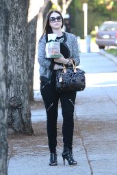 Michelle Trachtenberg Style - Out in Los Angeles, December 2014