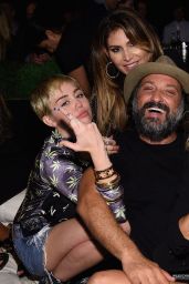 Miley Cyrus Night Out Style - at Hublot Haute Living Party in Miami Beach, Dec. 2014