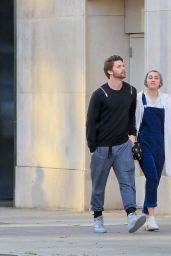 Miley Cyrus With New Boyfriend Patrick Schwarzenegger - Out in Beverly Hills, December 2014