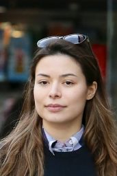 Miranda Cosgrove Walking Her Dog while shopping at the Grove in Los Angeles - Dec. 2014