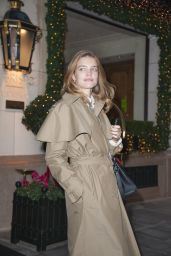 Natalia Vodianova Style - Leaves the Bristol Hotel in Paris - December 2014