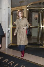 Natalia Vodianova Style - Leaves the Bristol Hotel in Paris - December ...