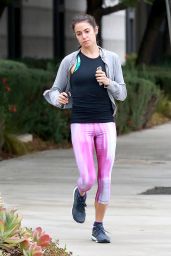 Nikki Reed in Leggings - Jogging in Studio City - December 2014