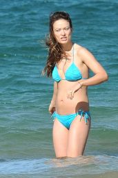 Olivia Wilde Bikini Candids - at a Beach in Maui - December 2014