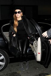 Paris Hilton Night Out Style - Chiltern Firehouse in London, December 2014