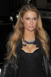 Paris Hilton Night Out Style - Out in London, December 2014