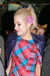 Pixie Lott Night Out Style - Outside Mahiki Club in London, Dec. 2014