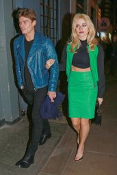 Pixie Lott Style - Headed to Groucho Club in London - December 2014