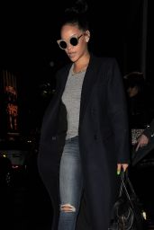 Rihanna - Arriving Back at Her Hotel After Lunch at Hakkasan Restaurant in Mayfair - Dec. 2014
