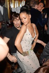 Rihanna - Party in Celebration of Edward Enninful in London - December 2014