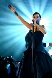 Rihanna Performs Live at The Clara Lionel Foundation Presents The Inaugural Diamond Ball - December 2014