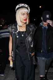 Rita Ora Night Out Style - Leaving the Roxy in West Hollywood - dec. 2014