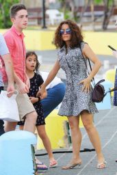 Salma Hayek on Vacations in St. Barts - December 2014