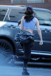 Selena Gomez Street Style - Arriving at a Recording Studio in Beverly Hills - Dec. 2014