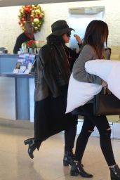 Selena Gomez Style - at JFK Airport in New York City - December 2014