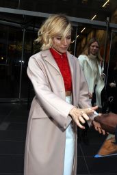 Sienna Miller Style - Leaving an Office Building in New York City - Dec. 2014