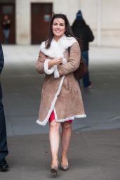 Susanna Reid Street Fashion - Leaving BBC Studios in London - December 2014