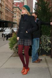 Taylor Swift Winter Style - Out in New York City - December 2014