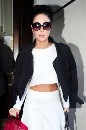 Tulisa Contostavlos Style - Out in London, December 2014