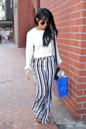 Vanessa Hudgens Street Style - Shopping in Beverly Hills - December 2014