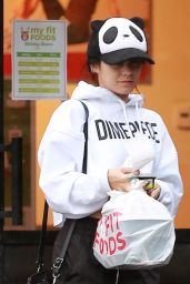 Vanessa Hudgens Style - Stopping by Fit Foods in Sherman Oaks - December 2014
