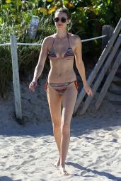 Whitney Port in a Bikini at a Beach in Miami - December 2014