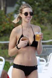 Whitney Port Wearing a Bikini - Beach in Miami, December 2014