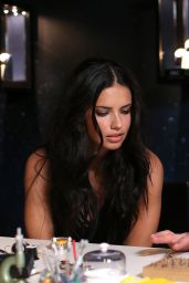 Adriana Lima - IWC Booth during the SIHH in Geneva - January 2015