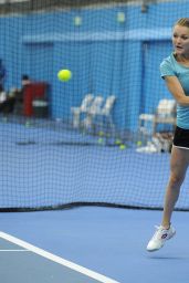 Agnieska Radwanska -  Australian Open 2015 in Melbourne - Practice Session