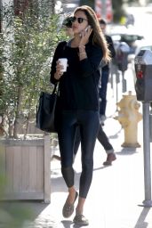 Alessandra Ambrosio Street Style - Out in Brentwood, January 2015