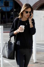 Alessandra Ambrosio Street Style - Out in Brentwood, January 2015