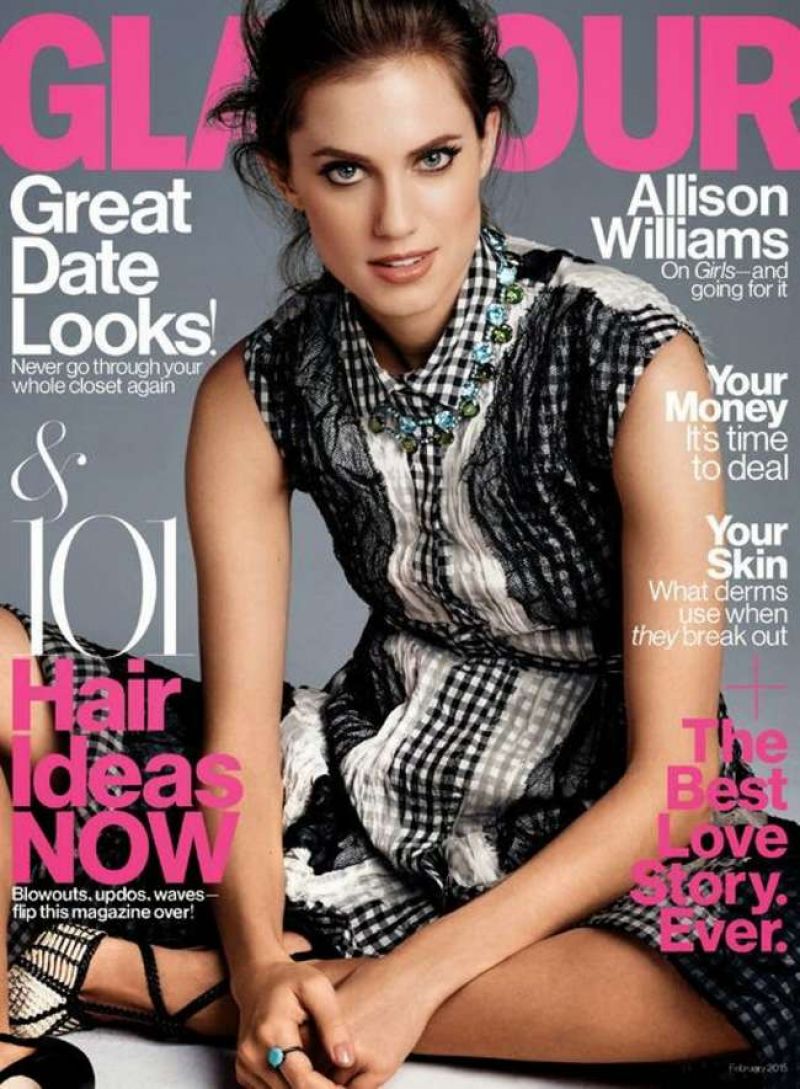 Allison Williams – Glamour Magazine February 2015