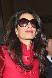 Amal Alamuddin (Clooney) Style - at Los Angeles International Airport, January 2015