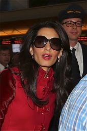 Amal Alamuddin (Clooney) Style - at Los Angeles International Airport, January 2015