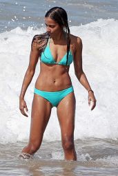 Anjulie in a Bikini on a Beach in Maui - January 2015