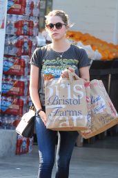 Ashley Benson - Shopping at Bristol Farms in Beverly Hills, January 2015