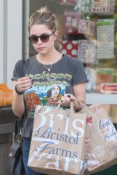 Ashley Benson - Shopping at Bristol Farms in Beverly Hills, January 2015