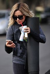 Ashley Tisdale - Leaving Yoga Class in Los Angeles, January 2015