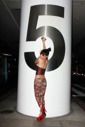 Bai Ling - Having Fun at LAX Airport in Los Angeles, January 2015